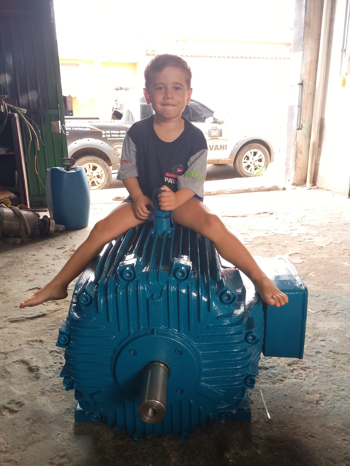 Motor elétrico industrial da Eletrotécnica Pavani